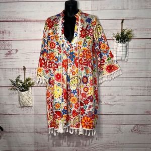 Peace & Love Printed Dress | Small |
